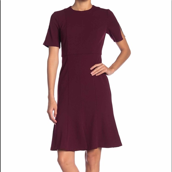 Donna Morgan Dresses & Skirts - Nordstrom Burgundy Dress Women Bell Sheath Work